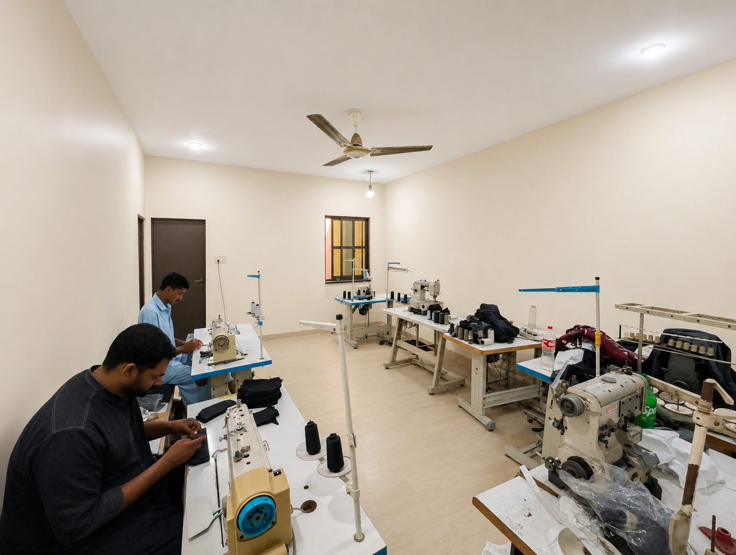Main sewing floor